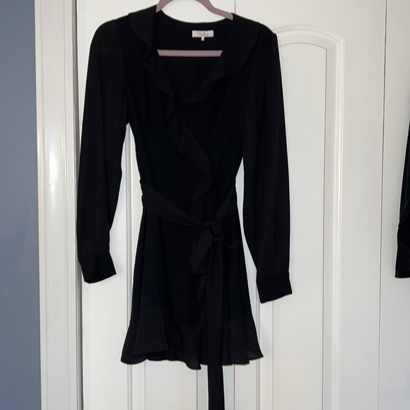 Parker SURPLICE TIE FRONT COCKTAIL DRESS - Picture 6 of 13